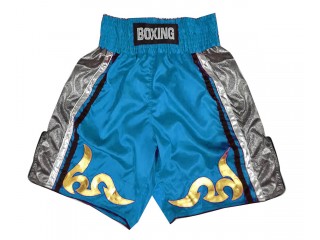 Personalised Boxing Shorts with name : KNBSH-030 Skyblue